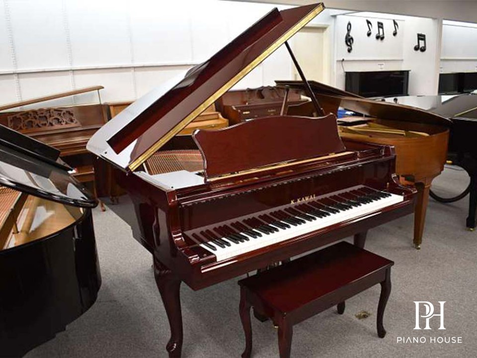 Kawai GL-10 Mahogany Side View