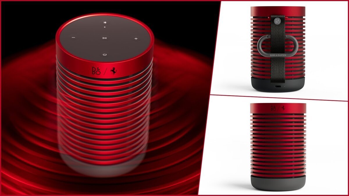 Cận cảnh Loa B&O Beosound Explore Ferrari Edition tại Piano House