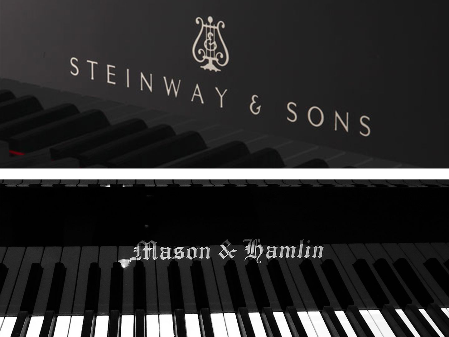 so sánh piano steinway và mason & hamlin