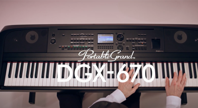 Hình ảnh chi tiết YAMAHA DGX-670 B góc chụp 2