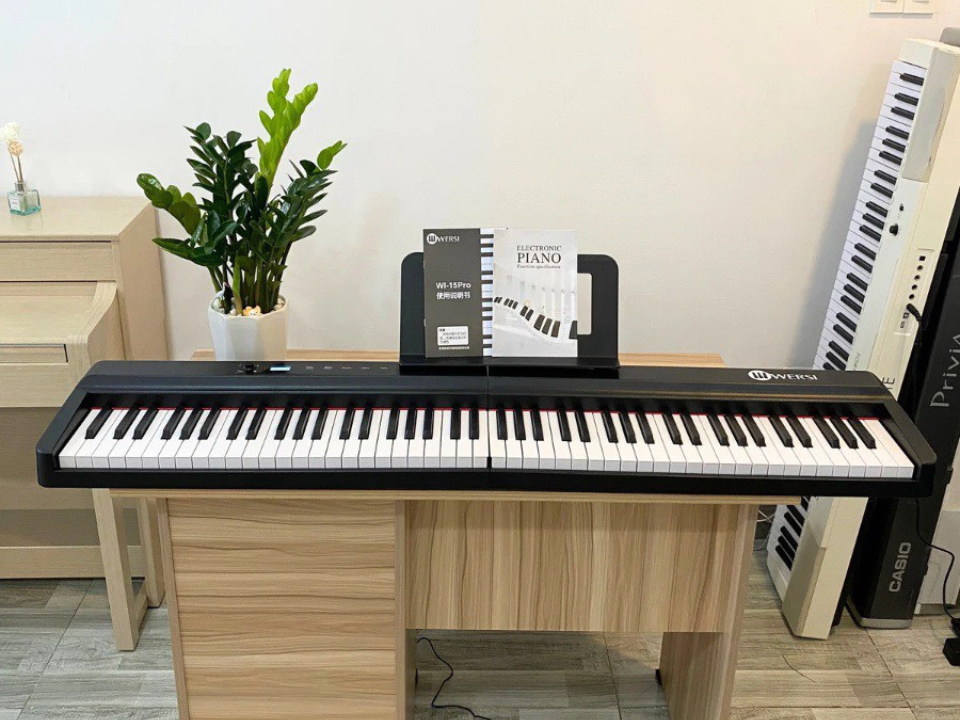 Wersi Wi-15Pro - tổng thể thiết kế gập gọn với bàn phím 88 phím