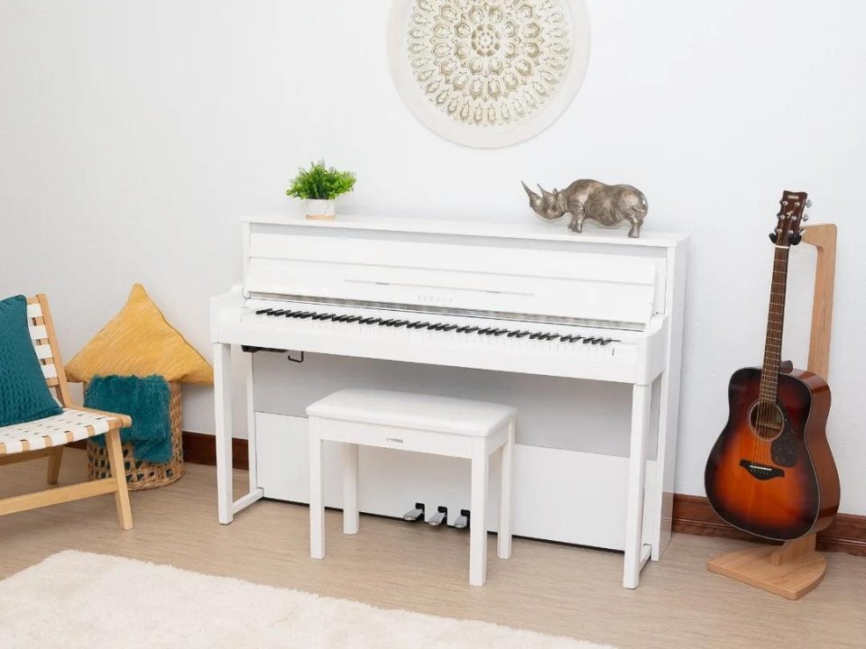 Tổng quan thiết kế đàn YAMAHA NU1X PBW sang trọng