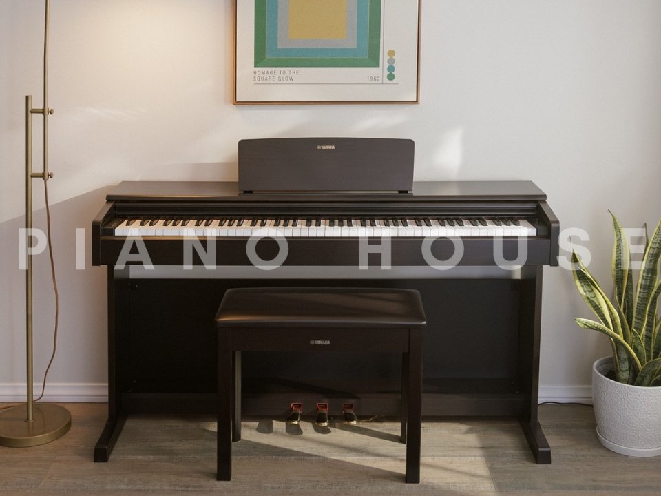 Tổng thể thiết kế sang trọng của đàn piano điện YAMAHA YDP-145 R