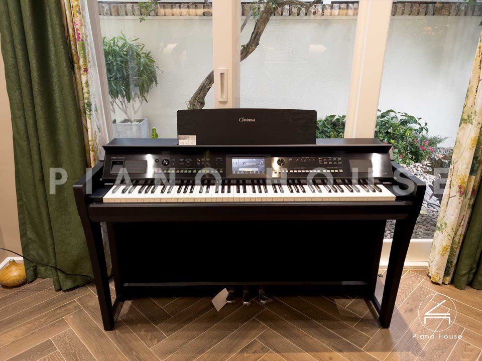 Tổng quan thiết kế đàn piano điện YAMAHA CVP-805 B màu đen bóng sang trọng