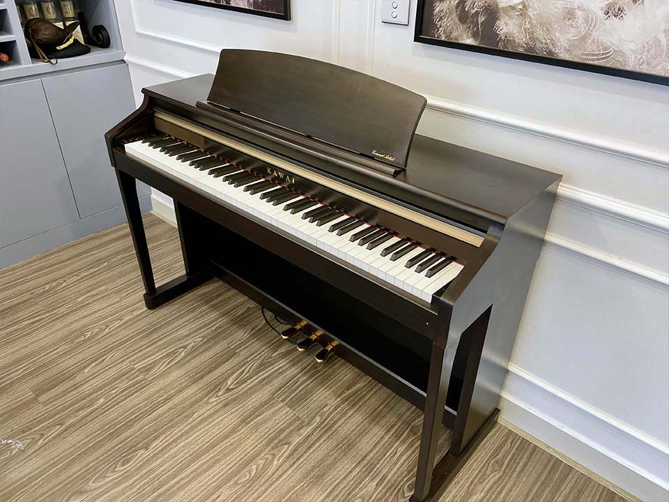 Đàn piano điện KAWAI CA15 R với thiết kế dáng đứng upright sang trọng