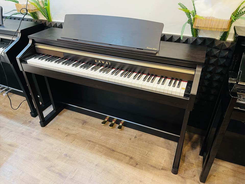 Chi tiết hệ phím gỗ RM3 Grand II trên KAWAI CA17 R