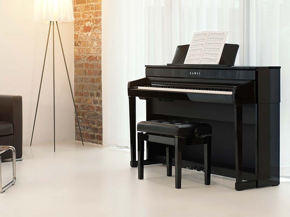 Đàn piano điện KAWAI CA79 PE màu đen bóng sang trọng
