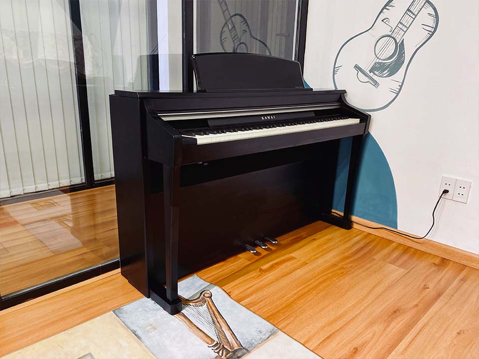 KAWAI CA93 B với thiết kế dáng đứng upright sang trọng