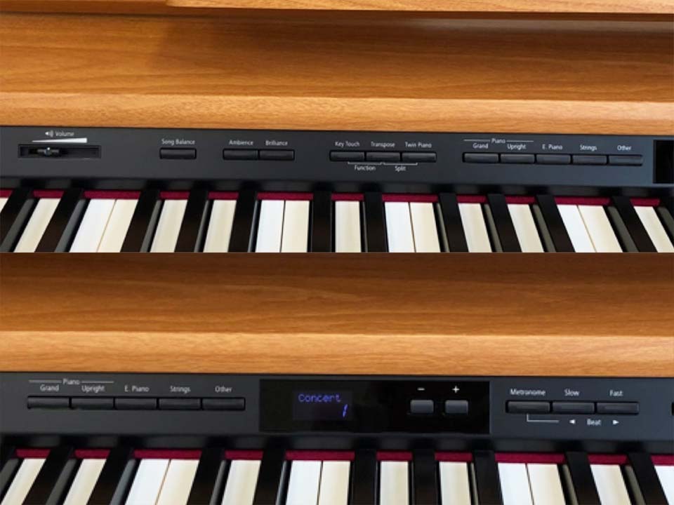 Cận cảnh ROLAND DP-90E LWS tại Piano House