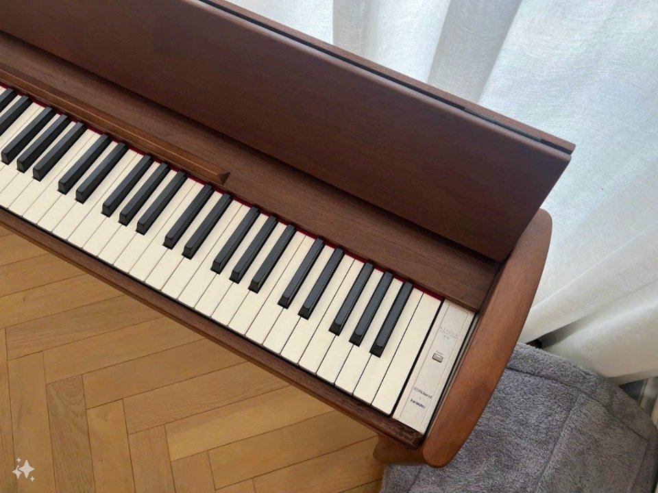 Hình ảnh chi tiết ROLAND KF-10 WN Walnut góc chụp 7