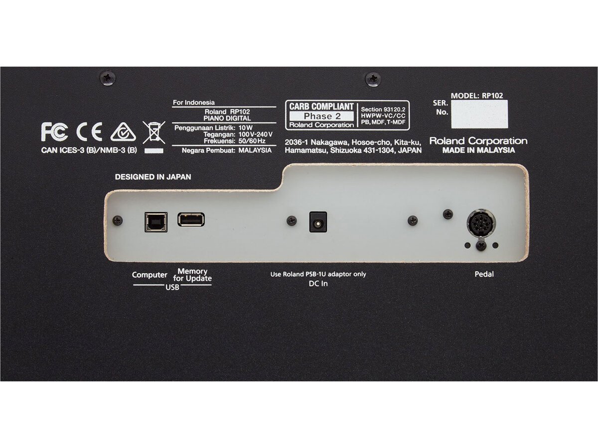 ROLAND RP-102 - Góc nhìn thực tế 6