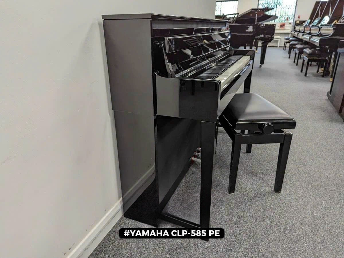 Góc nghiêng bàn phím gỗ YAMAHA CLP-585 PE