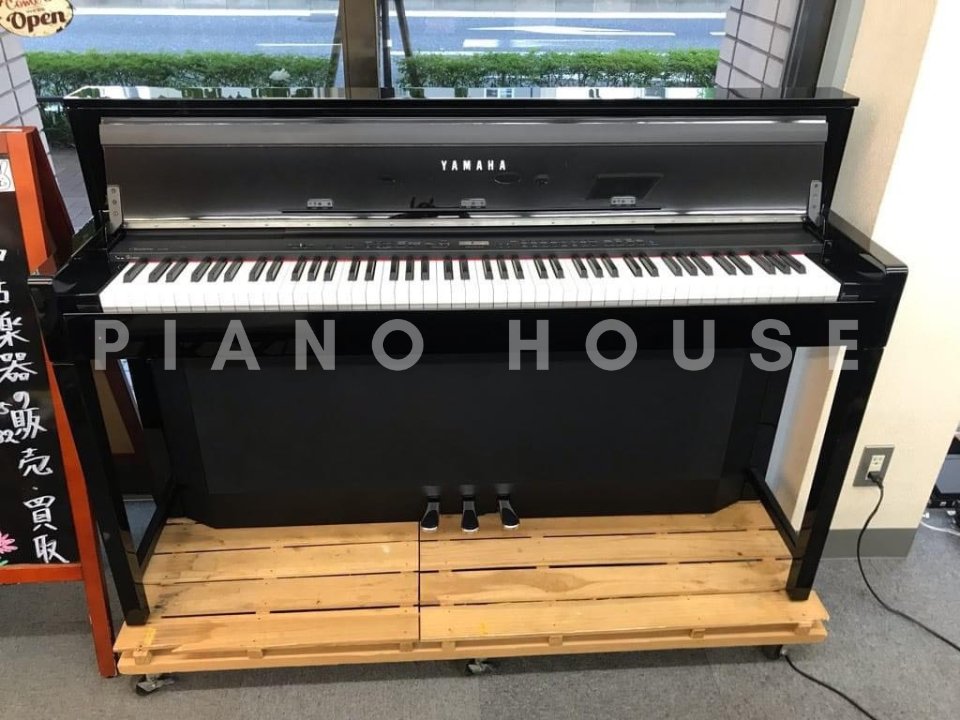 Tổng thể thiết kế mỏng gọn của đàn piano điện YAMAHA CLP-S408 PE