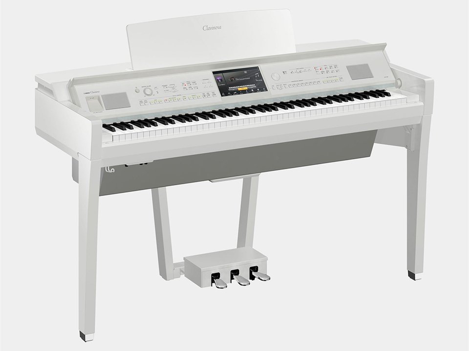 Hình ảnh chi tiết YAMAHA CVP-809 WH góc chụp 2