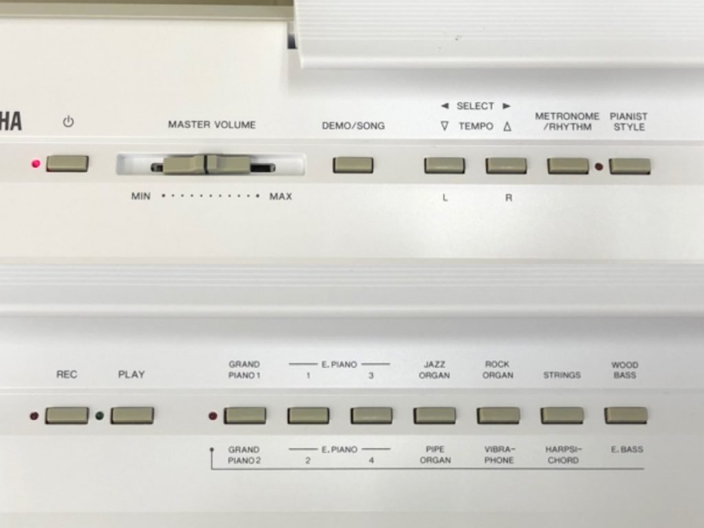 Cận cảnh YAMAHA P-105 (1 pedal) tại Piano House