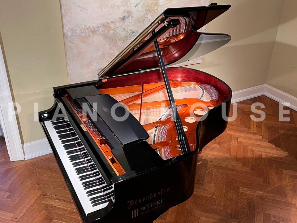Chi tiết bàn phím và bộ máy cơ của đàn piano Bösendorfer 170VC