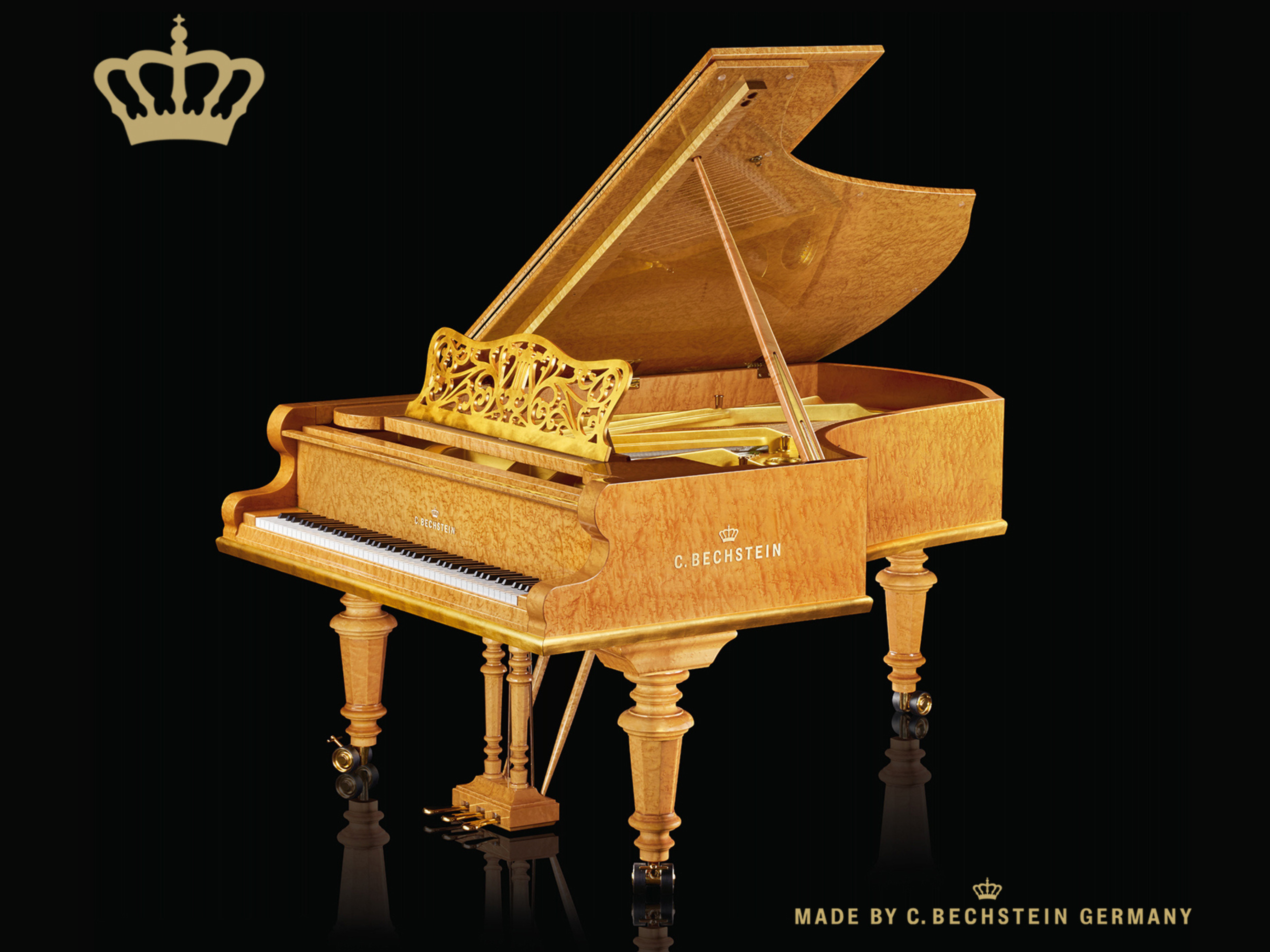 C.Bechstein BIRDS EYE MAPLE