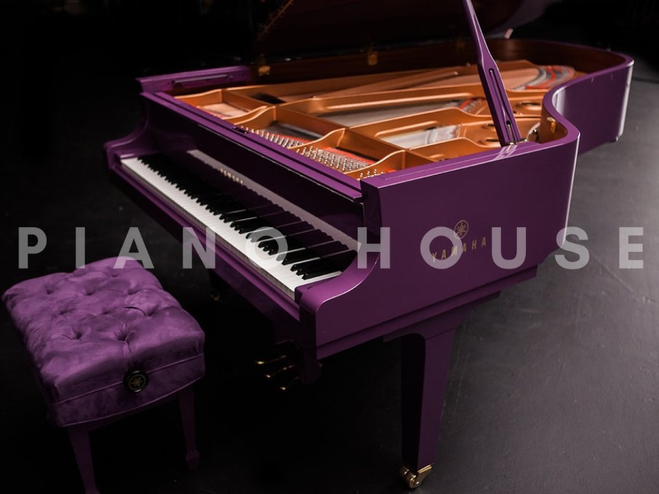 Prince's Purple Yamaha C7X SH Silent - Ảnh thực tế 3