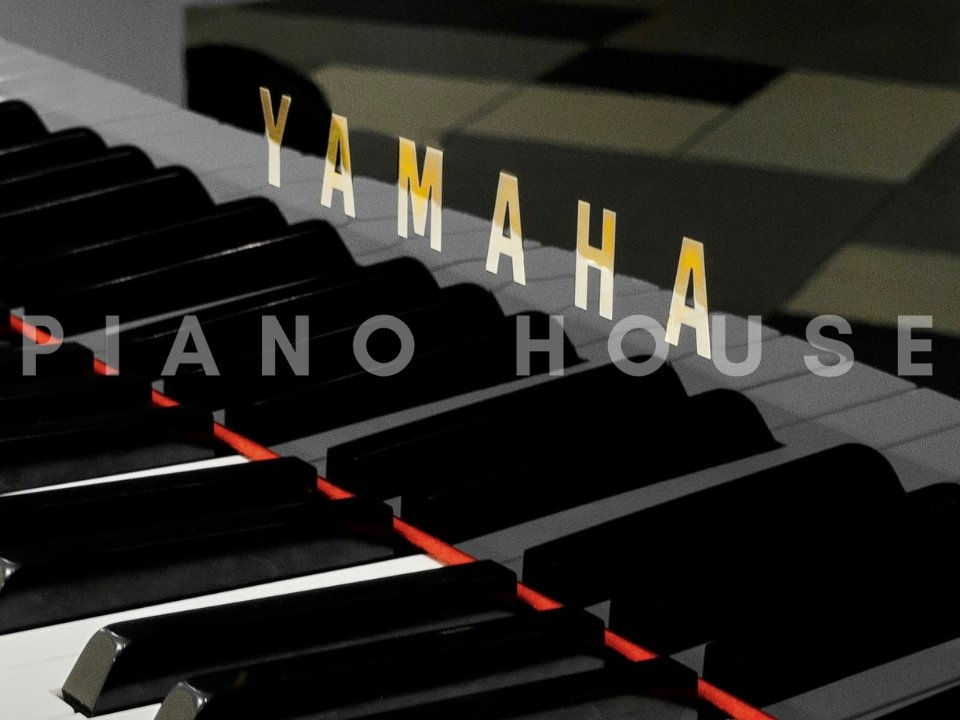 Góc nhìn tổng thể YAMAHA GB1K PE trong không gian phòng khách
