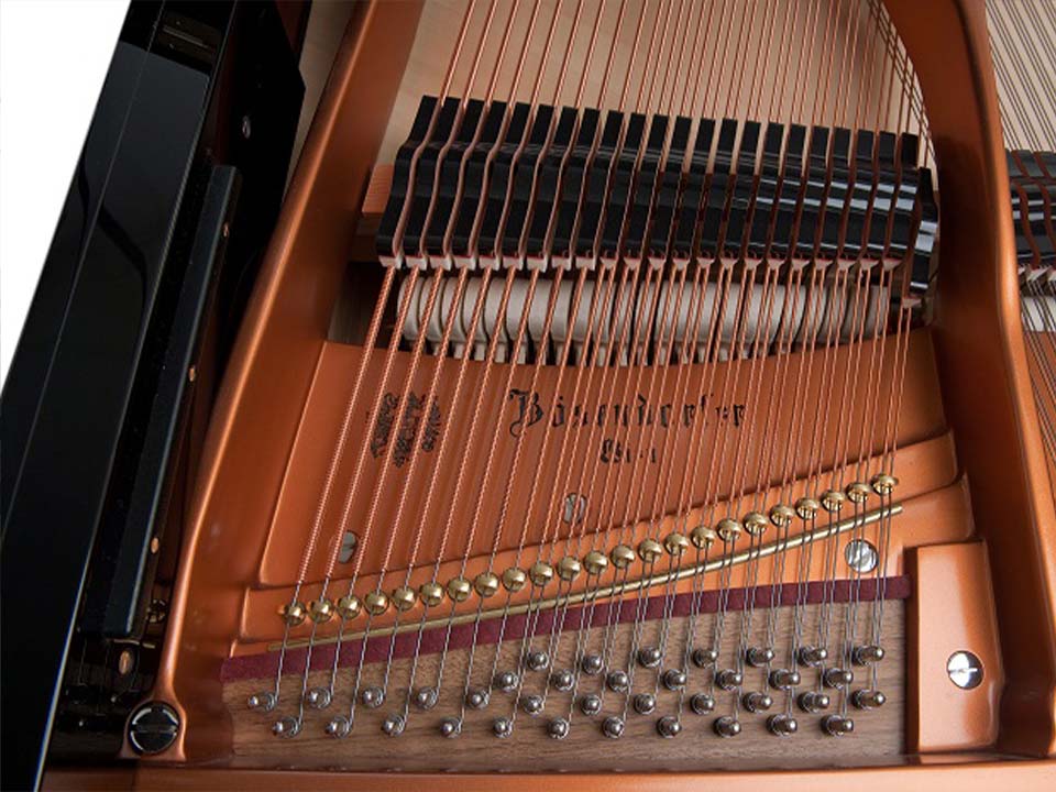 Toàn cảnh Bösendorfer 290 Imperial màu đen bóng