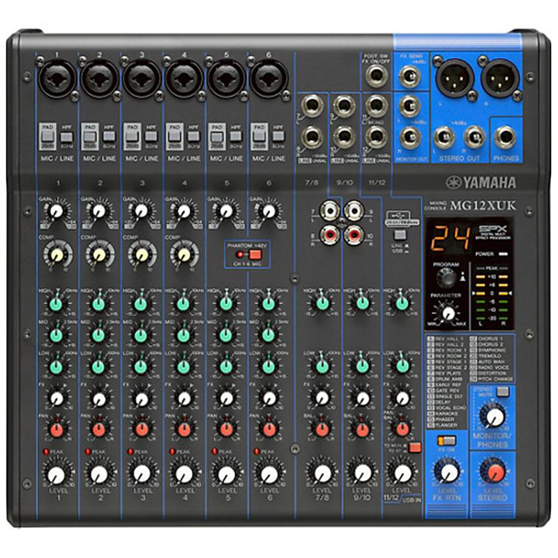 Mixer Yamaha MG12XUK - Đánh giá chi tiết tại Piano House