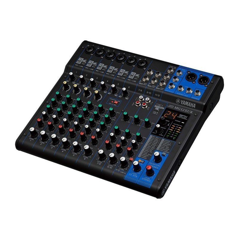Hình ảnh chi tiết Mixer Yamaha MG12XUK góc chụp 2