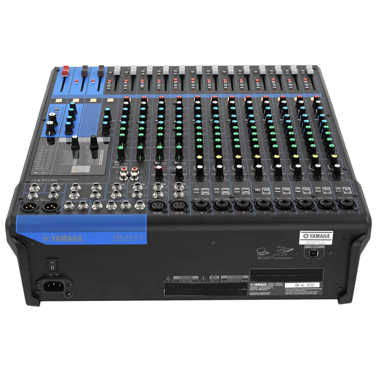 Hình ảnh chi tiết Mixer Yamaha MG16XU góc chụp 2