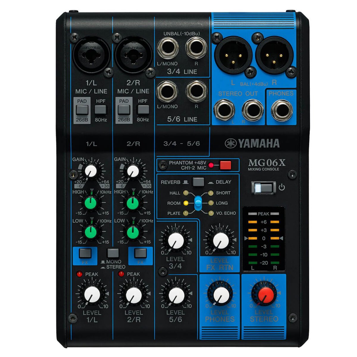 Mixer Yamaha MG06X - Đánh giá chi tiết tại Piano House