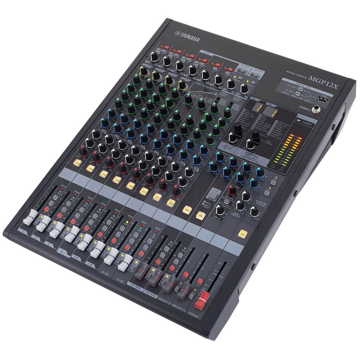 Hình ảnh chi tiết Mixer Yamaha MGP12X góc chụp 2
