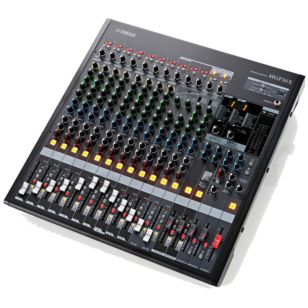 Hình ảnh chi tiết Mixer Yamaha MGP16X góc chụp 2
