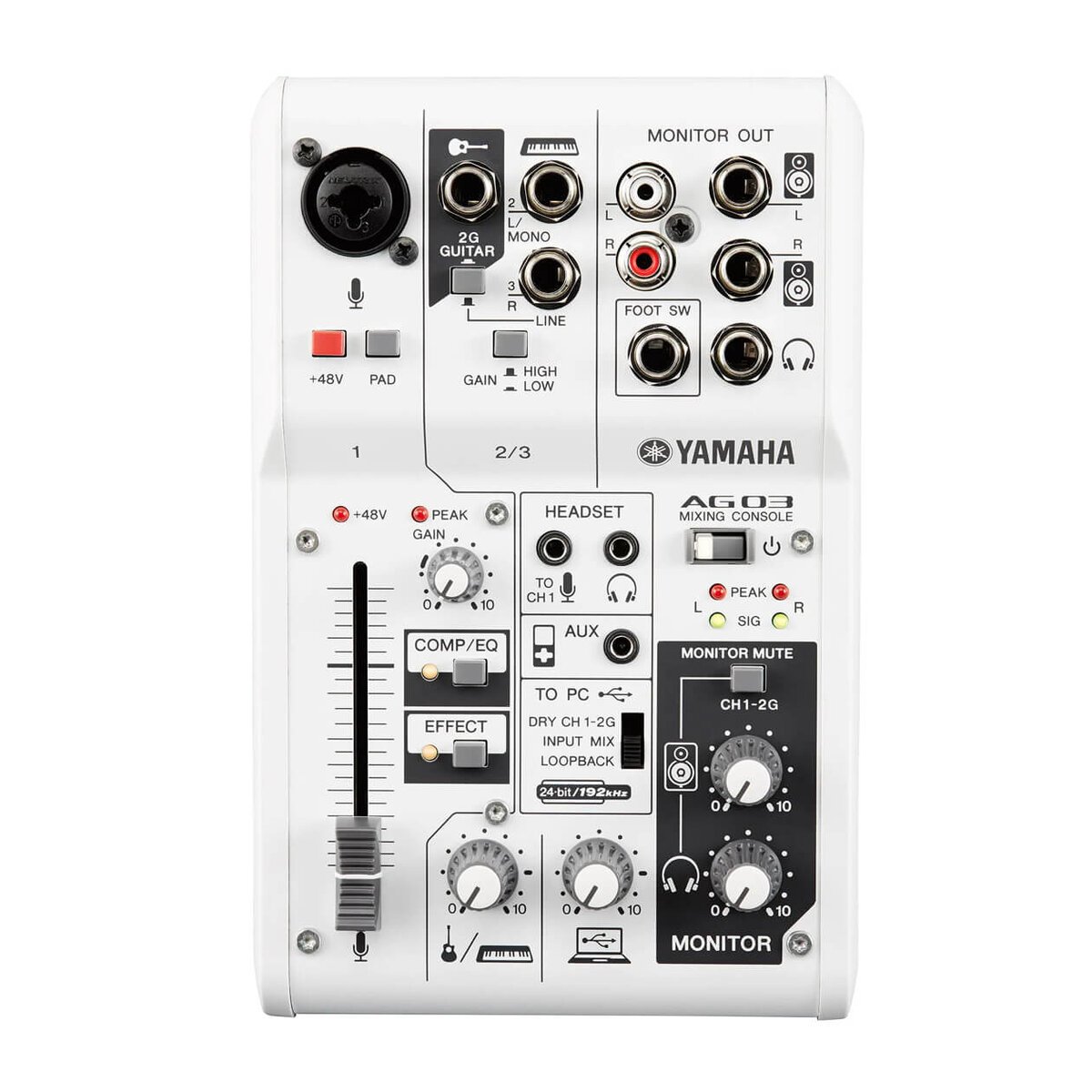 Mixer Yamaha AG03 - Đánh giá chi tiết tại Piano House