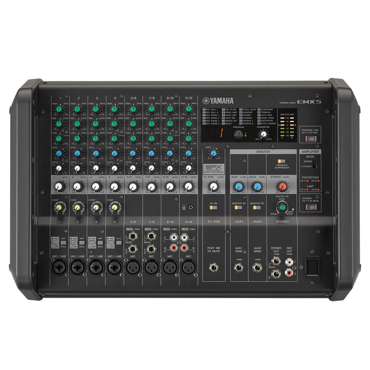Mixer Yamaha EMX5 - Đánh giá chi tiết tại Piano House