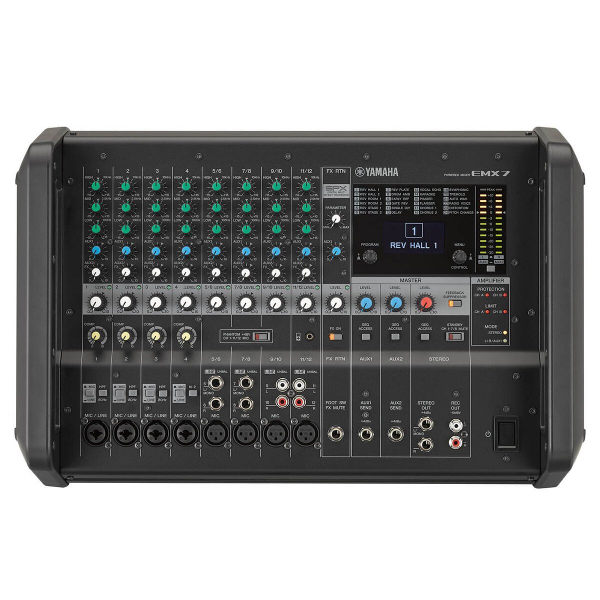 Mixer Yamaha EMX7 - Đánh giá chi tiết tại Piano House