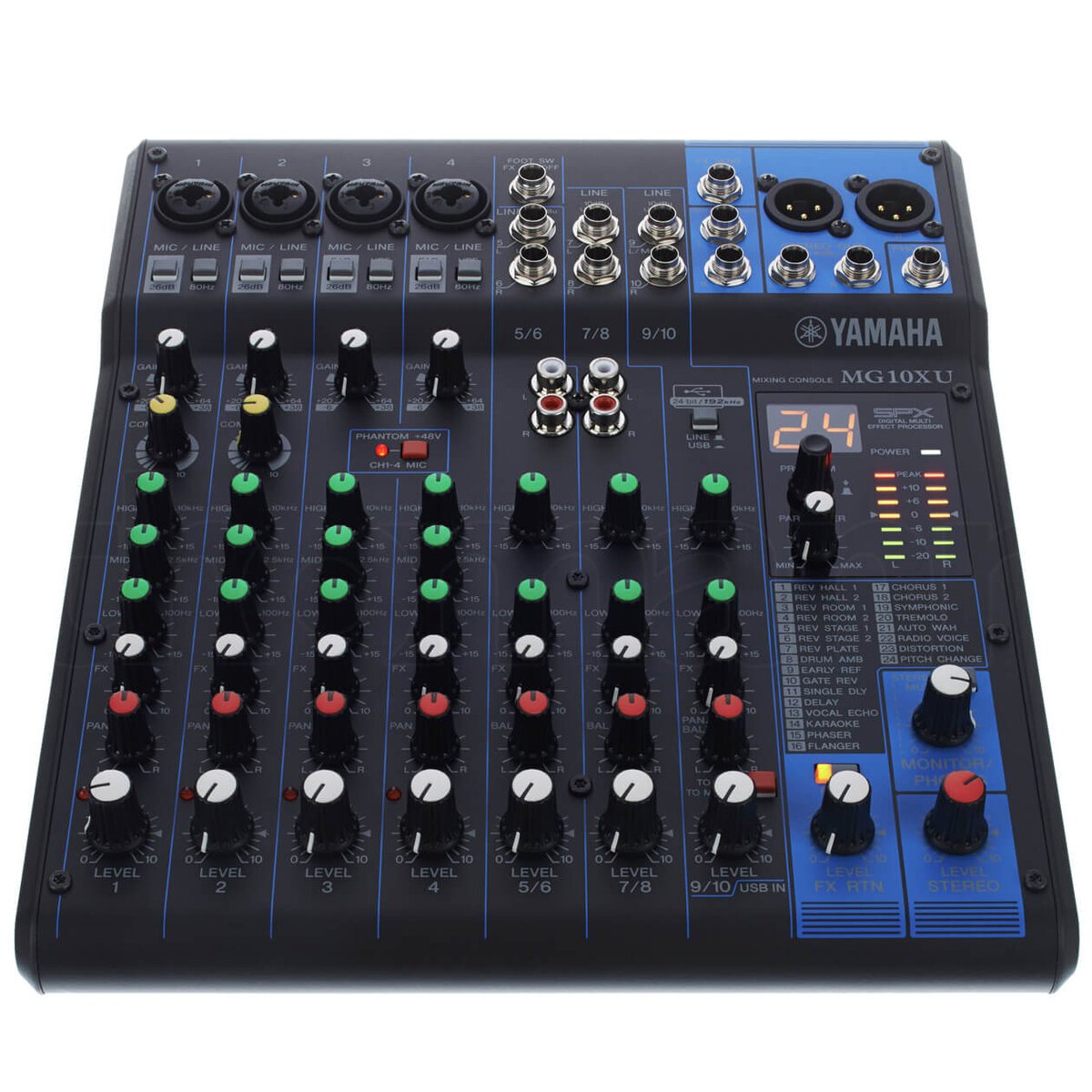 Mixer Yamaha MG10XU - Đánh giá chi tiết tại Piano House