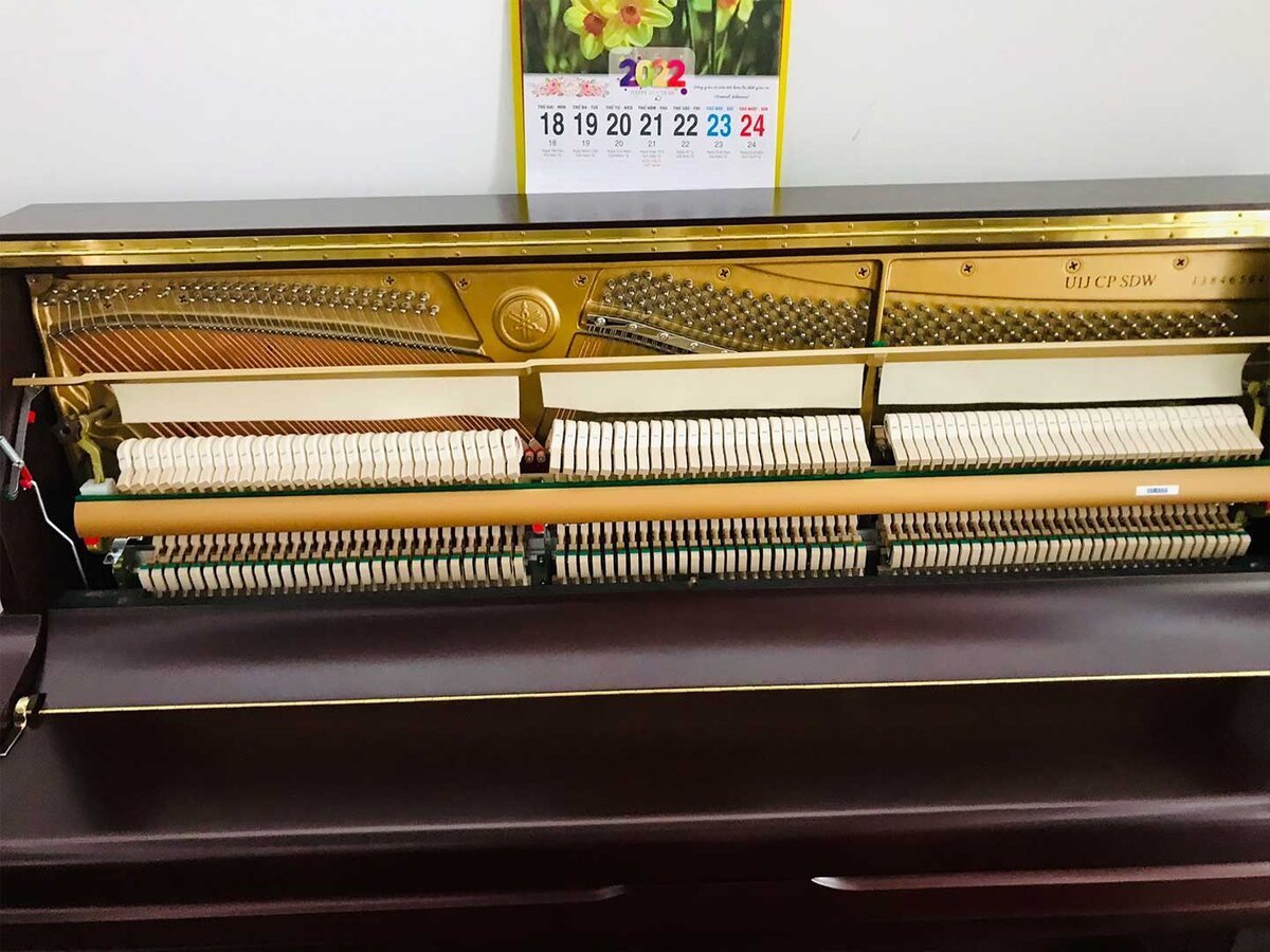 Cận cảnh YAMAHA U1J CP SDW tại Piano House