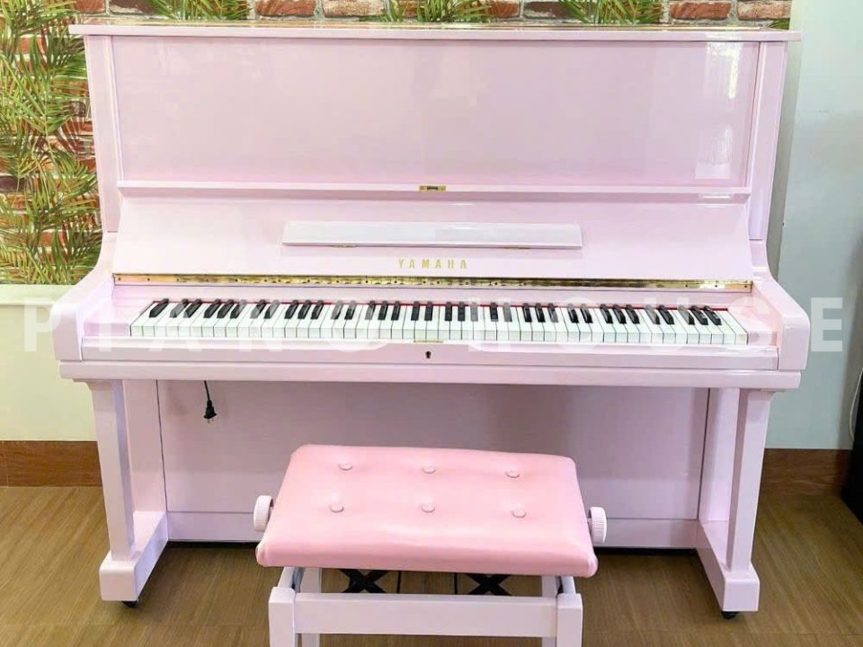 YAMAHA U3H Pink Pastel - Ảnh thực tế 3